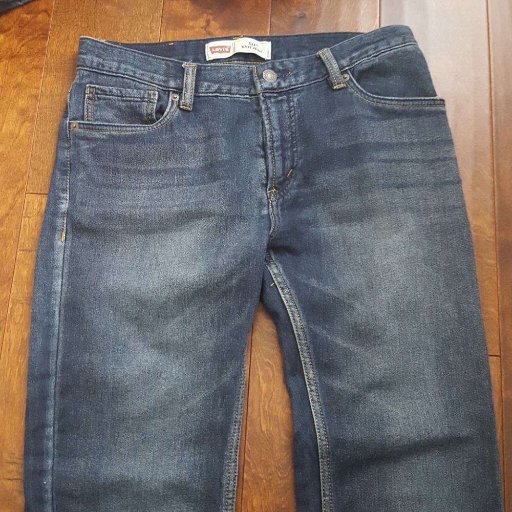 Washed jeans levis knit jean